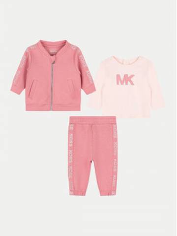 MICHAEL KORS KIDS Спортивний костюм R30130 Рожевий Regular Fit MICHAEL KORS KIDS Спортивний костюм R30130 Рожевий Regular Fit