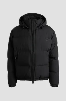 Мужской черный пуховик Черный M HUGO 50522935;001