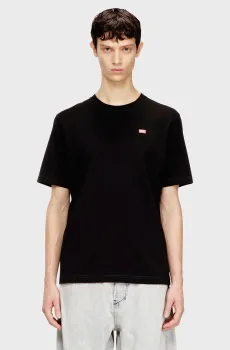 Мужская черная футболка T-ADJUST-V10 Черный XL Diesel A20982 0QIAM