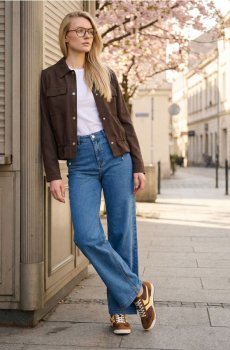 Куртка-сорочка - темно коричневий