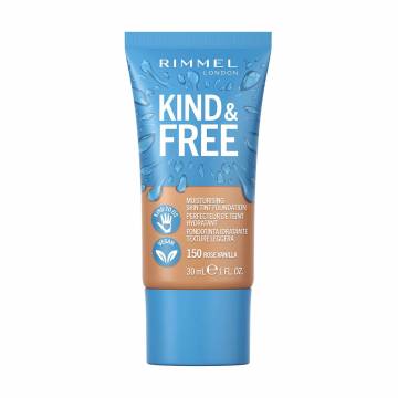 Тональная основа-тинт для лица Rimmel Kind & Free Moisturising Skin Tint Foundation 150 Rose Vanilla, 30 мл Тональная основа-тинт для лица Rimmel Kind & Free Moisturising Skin Tint Foundation 150 Rose Vanilla, 30 мл