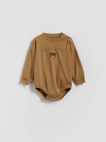 Reserved - Боді з високим вмістом бавовни - бежевий - 963FG-08X Reserved - Боді з високим вмістом бавовни - бежевий - 963FG-08X