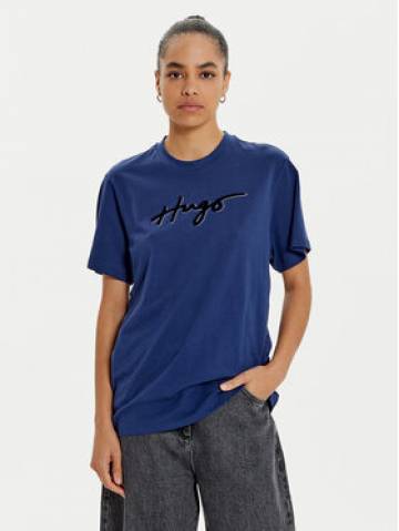 Hugo Футболка 50528585 Cиній Regular Fit Hugo Футболка 50528585 Cиній Regular Fit