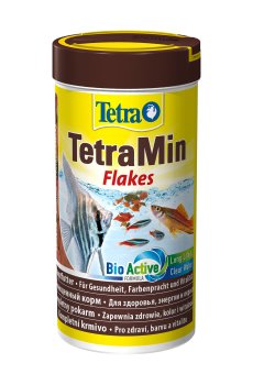 Корм для аквариумных тропических рыб Tetra Min Flakes в хлопьях, 52 г