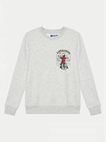 Jack&Jones Junior Світшот Skull Rock 12259869 Сірий Standard Fit Jack&Jones Junior Світшот Skull Rock 12259869 Сірий Standard Fit