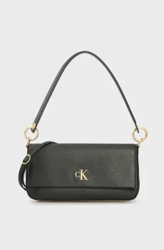 Женская черная сумка MINIMAL Черный ONESIZE Calvin Klein LV04K3161G