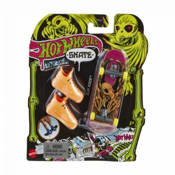 Игровой набор Hot Wheels Скейт и обувь для пальчиков, Slay Rider, оранжевый, от 5 лет (HPG21) Игровой набор Hot Wheels Скейт и обувь для пальчиков, Slay Rider, оранжевый, от 5 лет (HPG21)
