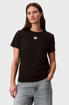 Женская черная футболка CCLASSIC Черный XL Calvin Klein Jeans LV047F227G