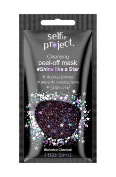 Очищающая маска для лица Selfie Project Cleansing Peel-Off Mask Shine Like A Star, 12 мл