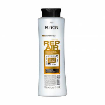 Питательный шампунь для волос Elitan Therapy Repair Shampoo Масло шиповника и оливы, 500 мл