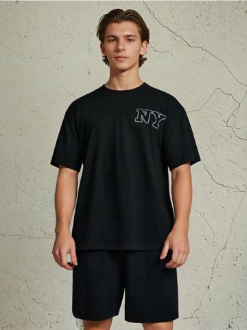 Двочастинна oversize піжама - різнобарвний