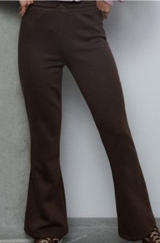 Розкльошені штани - коричневий