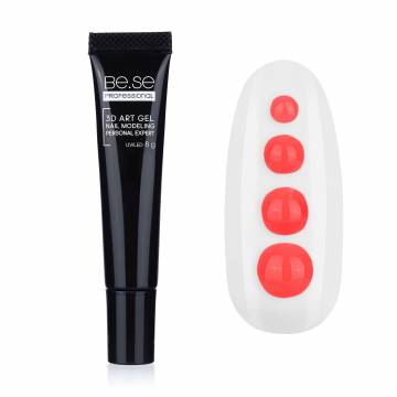 3-D гель для дизайна ногтей Be.Se Professional Color 05 Красный, 8 г 3-D гель для дизайна ногтей Be.Se Professional Color 05 Красный, 8 г