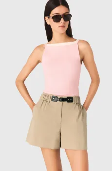 Женский розовый топ Розовый 34 MAJE MFPTO01351_Pink