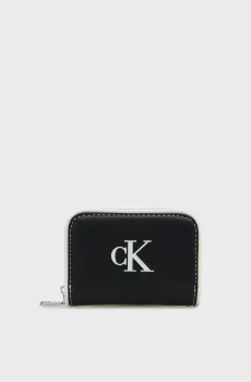 Женский черный кошелек CONTRAST CK MEDIUM Черный ONESIZE Calvin Klein LV04F1143G