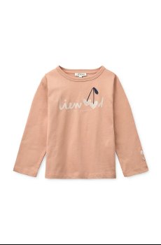 Хлопковый детский лонгслив Liewood Apia Placement Longsleeve T-shirt