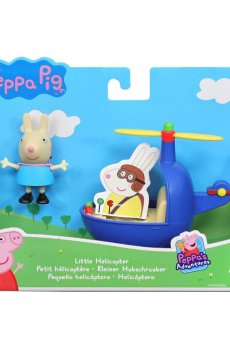 Игровой набор Peppa Pig Вертолет Ребекки (вертолет + фигурка Ребекки), от 3 лет (F2742)