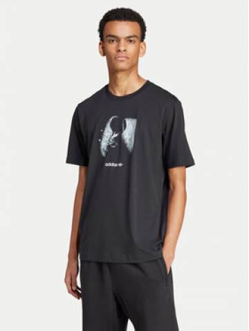 adidas Футболка Supply Street IY3431 Чорний Regular Fit adidas Футболка Supply Street IY3431 Чорний Regular Fit