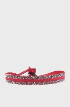 Женский малиновый двойной браслет FABRIC 9 Малиновый ONESIZE Les Interchangeables A48999