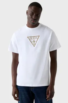 Мужская белая футболка Белый L Guess M6RI23.K8FQ4;G011