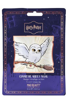 Тканевая косметическая маска для лица Mad Beauty Harry Potter Cosmetic Sheet Mask, Hedwig, 25 мл