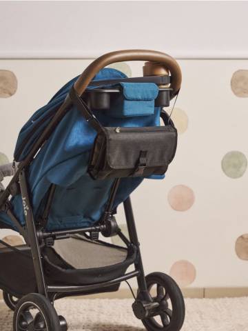 Сумка через плече з штучної шкіри - чорний