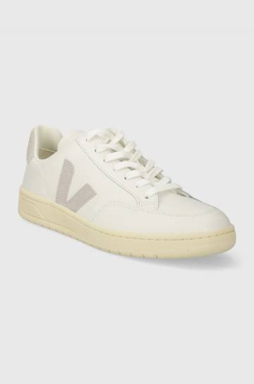Кожаные кроссовки Veja V-12 цвет белый XD0203484 Кожаные кроссовки Veja V-12 цвет белый XD0203484
