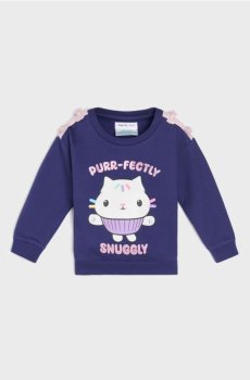 Світшот crewneck Gabby’s Dollhouse - темно-синій