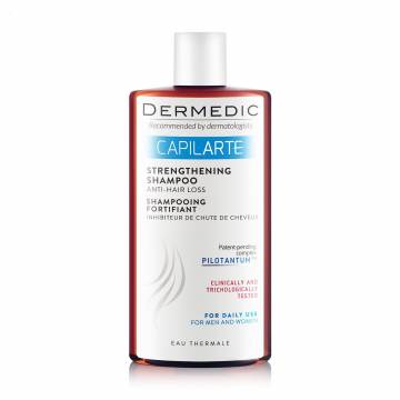 Укрепляющий шампунь Dermedic Capilarte Strengthening Shampoo против выпадения волос, 300 мл Укрепляющий шампунь Dermedic Capilarte Strengthening Shampoo против выпадения волос, 300 мл