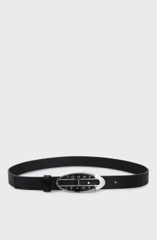 Женский черный кожаный ремень TJW ORIGIN BELT Черный 80 Tommy Jeans AW0AW15840