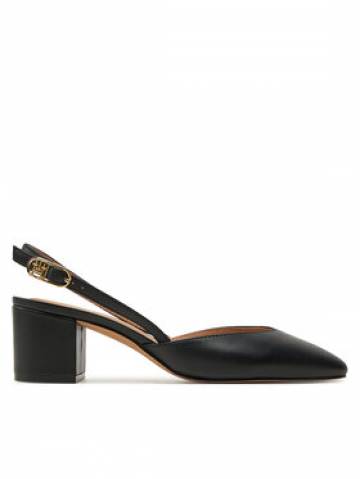 Tommy Hilfiger Босоніжки Pump Slingback Smooth Leather FW0FW08621 Чорний Tommy Hilfiger Босоніжки Pump Slingback Smooth Leather FW0FW08621 Чорний