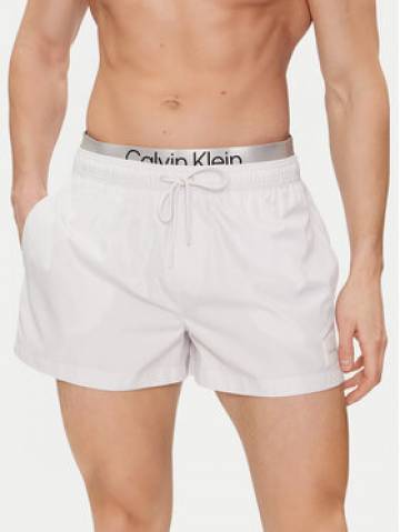 Calvin Klein Swimwear Шорти для плавання KM0KM00947 Білий Regular Fit Calvin Klein Swimwear Шорти для плавання KM0KM00947 Білий Regular Fit