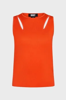Женский оранжевый топ Оранжевый XL DKNY P3BSAH25