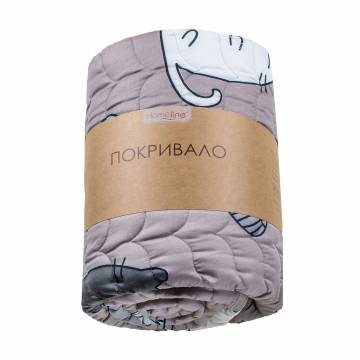 Стеганое покрывало Home Line Hi Cat, кофейное, 210*240 см (192260) Стеганое покрывало Home Line Hi Cat, кофейное, 210*240 см (192260)