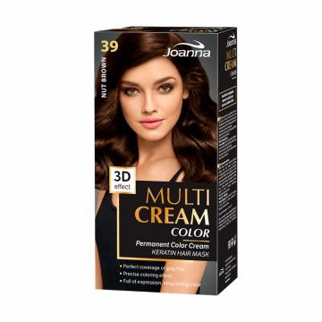 Краска для волос Joanna Multi Cream Color 39 Коричневый орех, 100 мл Краска для волос Joanna Multi Cream Color 39 Коричневый орех, 100 мл