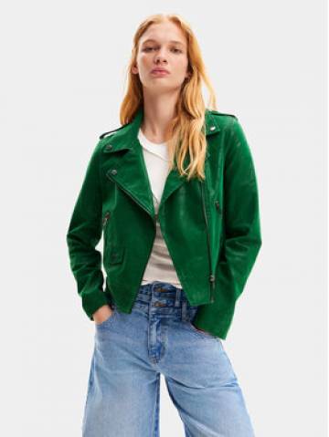 Desigual Куртка зі штучної шкіри Harry 24SWEW05 Зелений Regular Fit Desigual Куртка зі штучної шкіри Harry 24SWEW05 Зелений Regular Fit