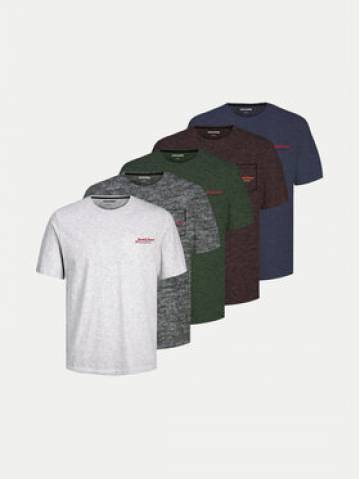 Jack&Jones Набір з 5 футболок Erik 12267869 Кольоровий Relaxed Fit Jack&Jones Набір з 5 футболок Erik 12267869 Кольоровий Relaxed Fit