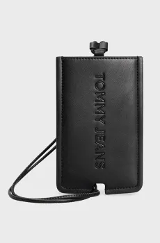 Женский черный чехол для телефона TJW ESS MUST PHONE POUCH Черный ONESIZE Tommy Jeans AW0AW16388