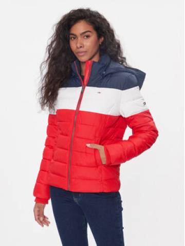 Tommy Jeans Пуховик Colorblock DW0DW17257 Кольоровий Slim Fit Tommy Jeans Пуховик Colorblock DW0DW17257 Кольоровий Slim Fit