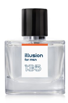 Ellysse Illusion 135 Парфюмированная вода мужская, 60 мл