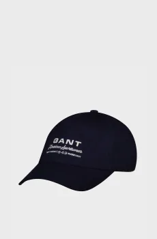 Мужская темно-синяя кепка GRAPHIC Синий ONESIZE Gant 9901307