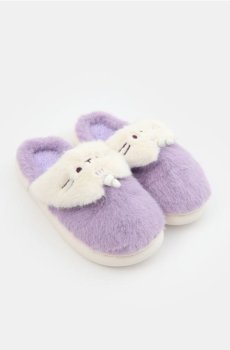 Тапочки з штучним хутром Pusheen the Cat - Фіолетовий