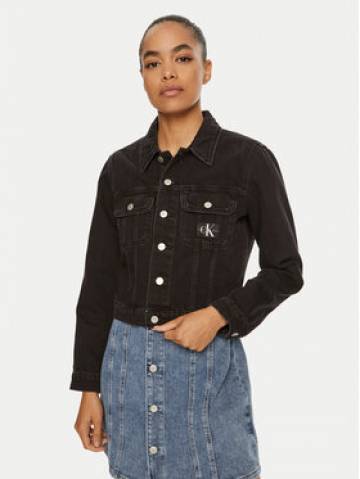 Calvin Klein Jeans Джинсова куртка 90s J20J221257 Чорний Regular Fit Calvin Klein Jeans Джинсова куртка 90s J20J221257 Чорний Regular Fit