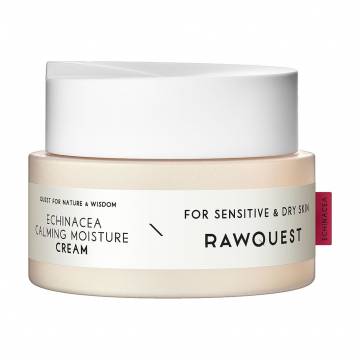 Увлажняющий крем Rawquest Echinacea Calming Moisture Cream для сухой и чувствительной кожи лица, с эхинацеей, 50 мл Увлажняющий крем Rawquest Echinacea Calming Moisture Cream для сухой и чувствительной кожи лица, с эхинацеей, 50 мл