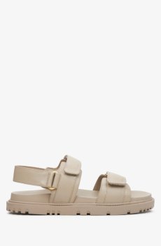 Сандалі шкіряні бежеві Estro ER00113313