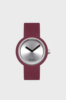 Женские бордовые часы O clock Бордовый S O bag Oclock3557