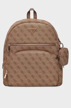 Женский бежевый рюкзак с узором Бежевый ONESIZE Guess HWSL90.06330;LTL