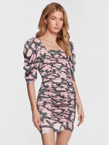 Silvian Heach Коктейльна сукня GPP23203VE Рожевий Slim Fit Silvian Heach Коктейльна сукня GPP23203VE Рожевий Slim Fit
