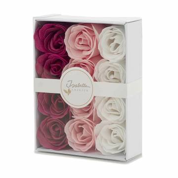 Набор мыла Isabelle Laurier Luxury Gift Box With 12 Soap Confetti Roses, Red, Pink, White, 12*4 г Набор мыла Isabelle Laurier Luxury Gift Box With 12 Soap Confetti Roses, Red, Pink, White, 12*4 г