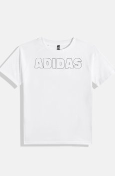 ADIDAS Kids Brand Logo Printed J D LOOSE Regular Fit T-shirt